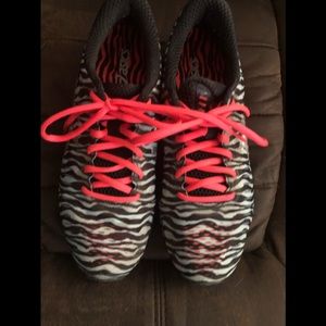 ASICS with zebra strips